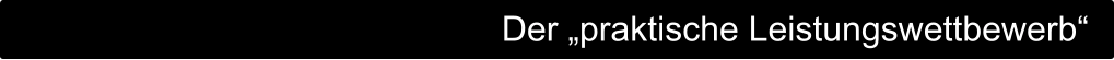 Der „praktische Leistungswettbewerb“