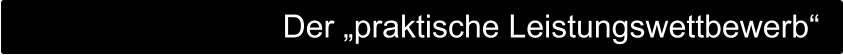 Der „praktische Leistungswettbewerb“
