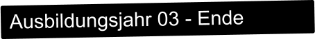 Ausbildungsjahr 03 - Ende
