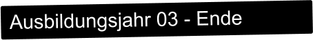 Ausbildungsjahr 03 - Ende