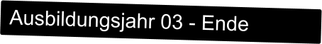 Ausbildungsjahr 03 - Ende