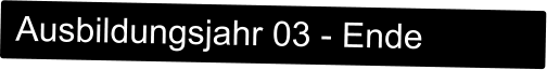 Ausbildungsjahr 03 - Ende