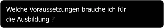 Welche Voraussetzungen brauche ich für  die Ausbildung ?