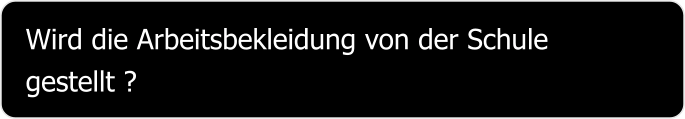 Wird die Arbeitsbekleidung von der Schule gestellt ?